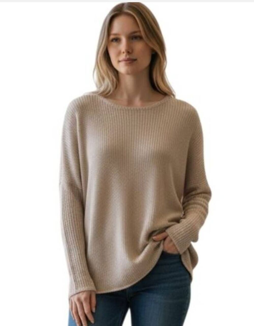 FOREVER 21 MAUVE/TAUPE SWEATER SZ.S EUC.